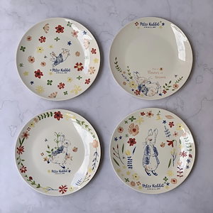 韓国陶磁皿風食器式アニメ皿ウサギ陶磁皿かわいい皿