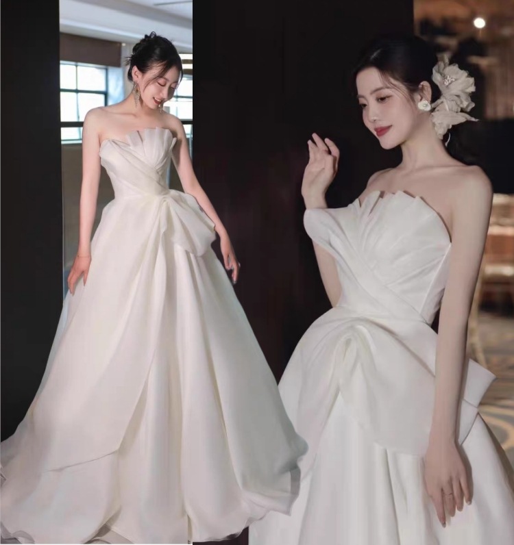 ウェディングドレス 白 ドレス 花嫁 結婚式 パーティードレス レース オフショルダー 花嫁ロングドレス 結婚式 二次会 ビーズ お呼ばれ 挙式 姫系