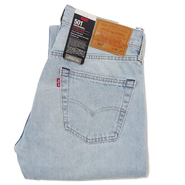 リーバイス LEIVIS ジーンズ デニム 501 ストレート 3398 ライトインディゴ WORN IN レザーパッチ BIG E ユーズド加工