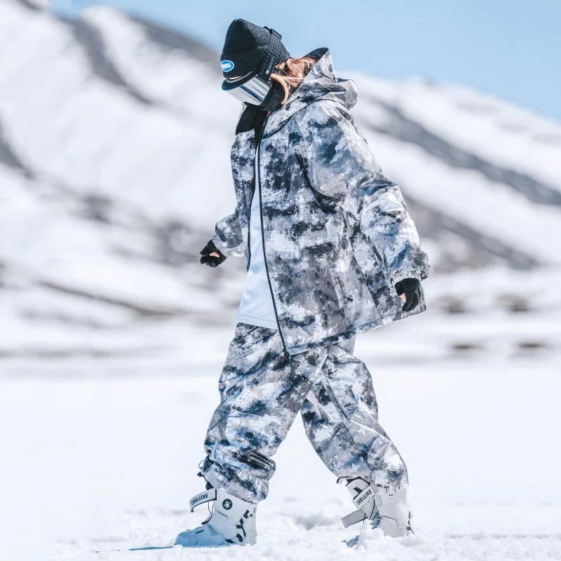 スノーボードウェア 2024 2025 上下セット メンズ レディース アウター ジャケット パンツ ズボンゆったり スウェット セットアップ 韓国風 防水スノボー スノー スキーウェア スノボウェア