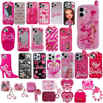 バービー　BARBIE　iPhoneケース　モバイルプロテクター　11個セット Qoo10] バービーピンク iphone16 16P