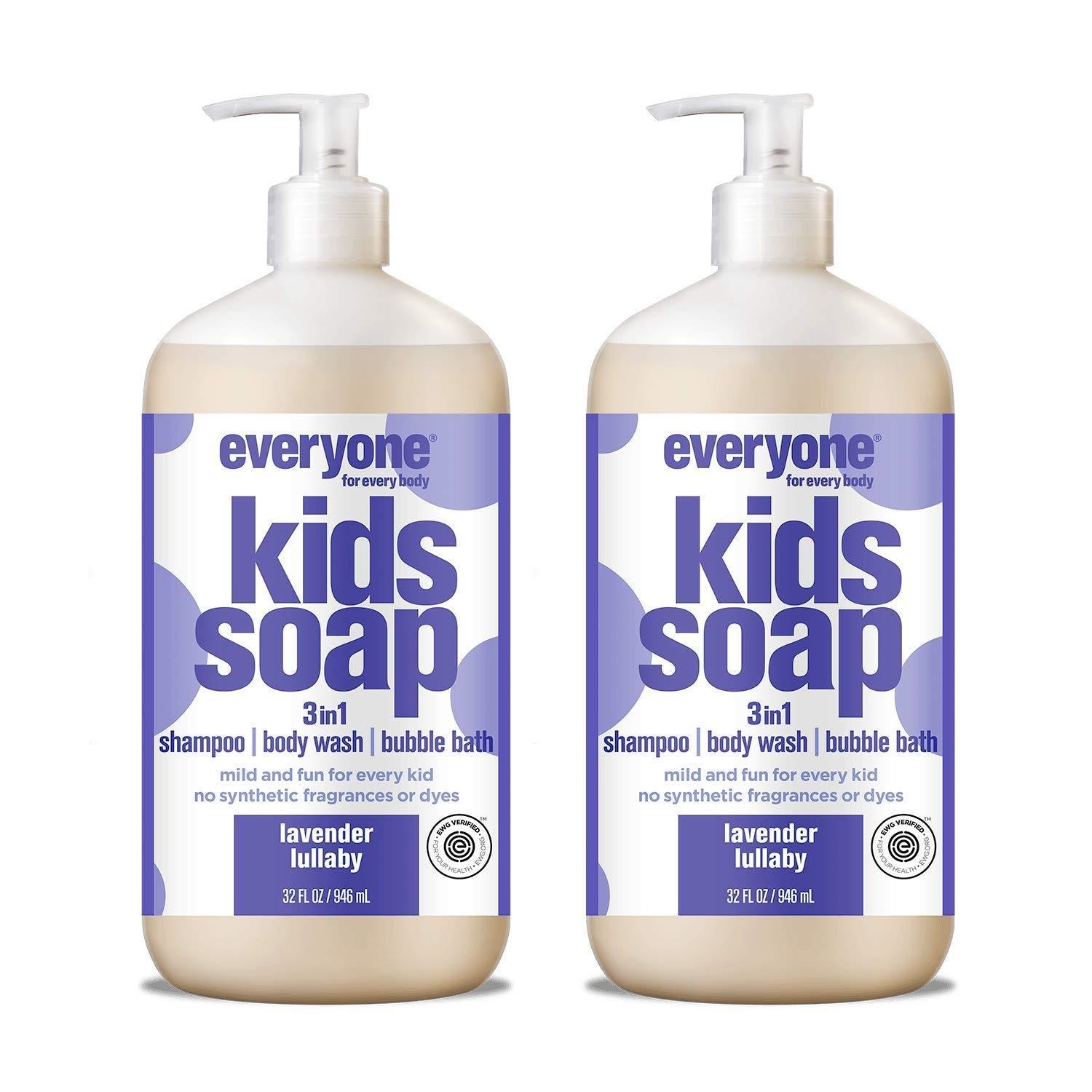 Everyone 3-in-1 Soap for Every Kid Safe， Gentle an