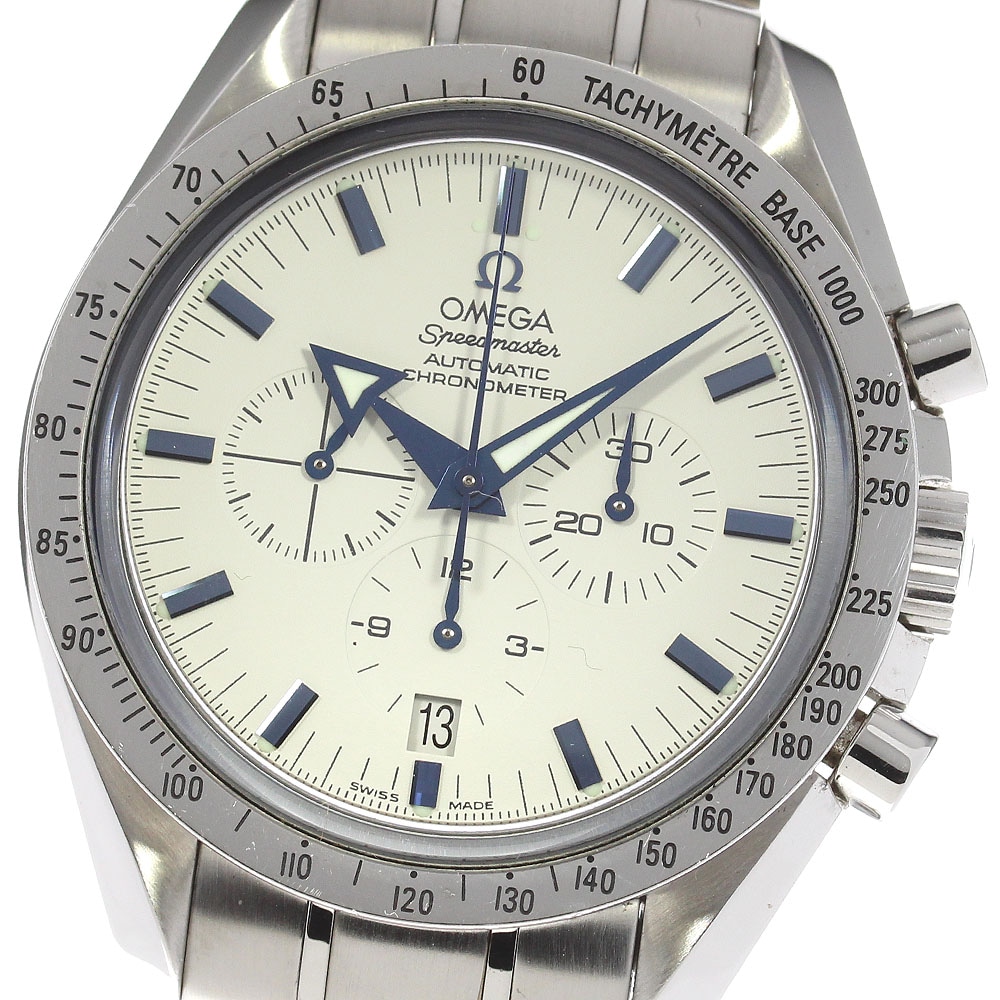 オメガ OMEGA 3551.20 スピードマスター ブロードアロー クロノグラフ 自動巻き メンズ 良品 保証書付き_813562【中古】その他 ブランド腕時計