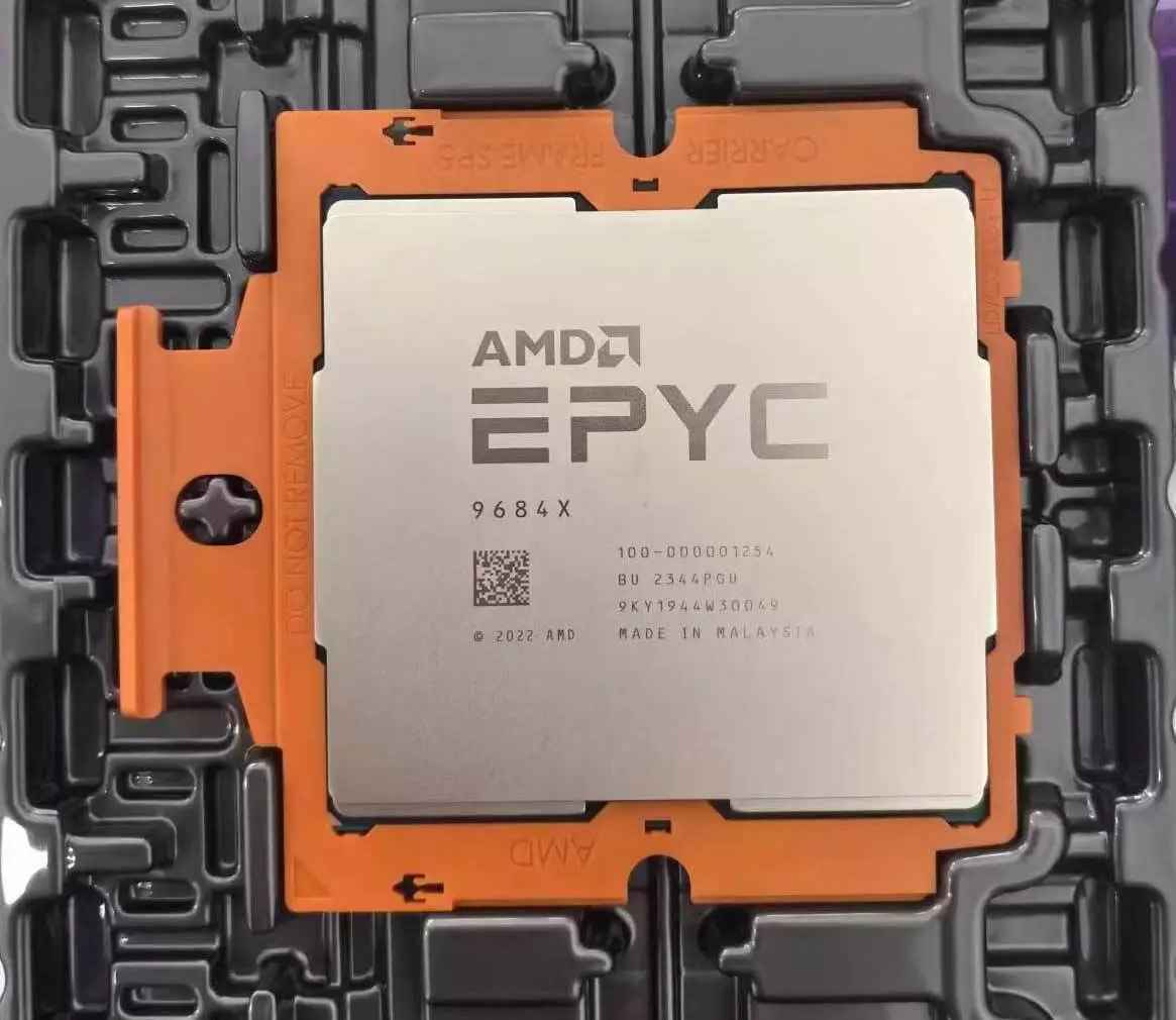 AMD EPYC 9684X 96C 194T 2.55GHz 3.7GHz 1152MB Socket SP5 1P2P DDR5-4800 400W