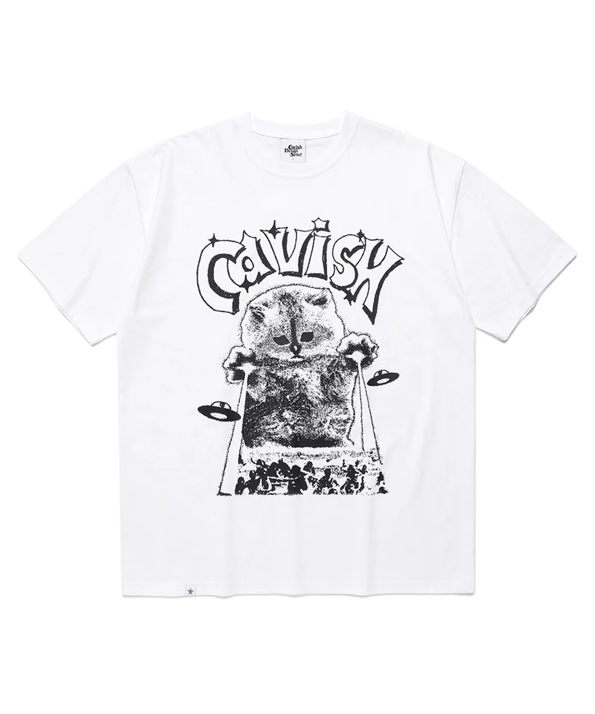 CAVISH ♥ INVADER SS TEE /追跡付 Qoo10 CAVISH INVADER SS TEE ロゴ 半袖