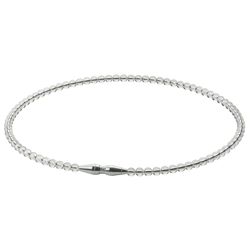 【柳田悠岐選手愛用商品】phiten(ファイテン) ネックレス RAKUWAネック EXTREME クリスタルタッチ クリア 50cm【肩こり】【首こり】【ファイテン先端技術メタックス採用】