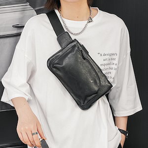 ウエストバッグ メンズファッション 斜め掛け ショルダーバッグ 韓国ファッション シンプル スマホポーチ