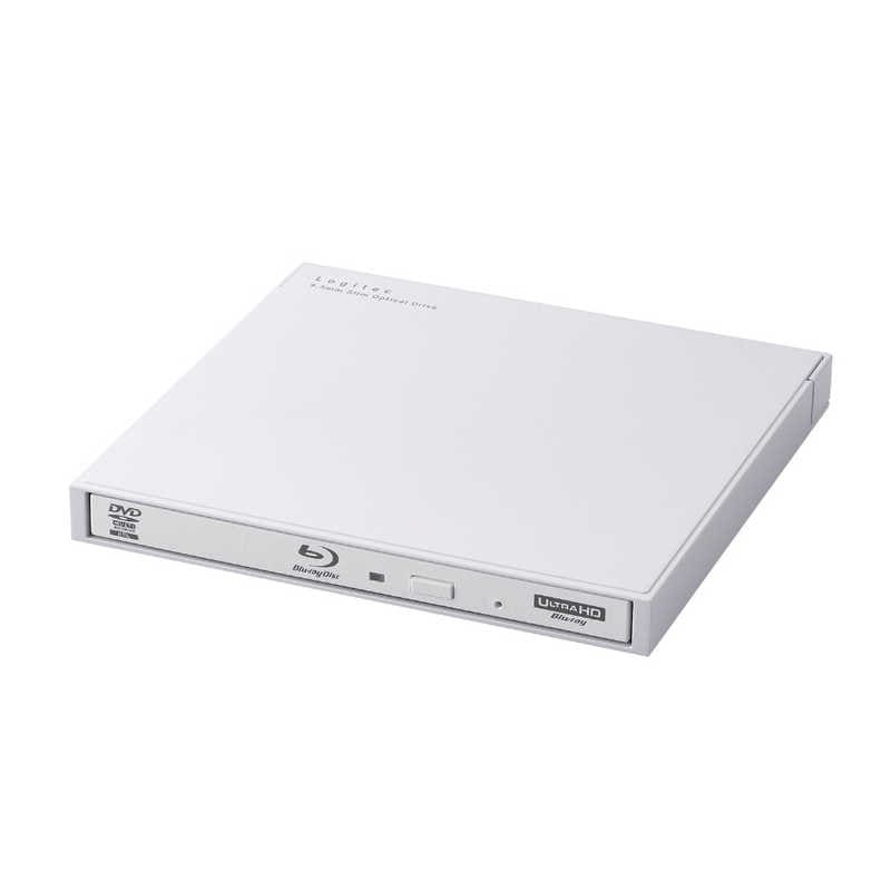エレコム　ELECOM　外付け ブルーレイドライブ BD/DVD/CD USB 3.2 Gen1 書込み/再生/編集 バスパワー M-DISC/BDXL対応 ホワイト　LBDPWC6U3CVWH