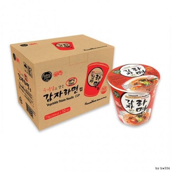 ベジタリアン食品 三育ウリミルジャガイモラーメンカップ 73g X 12個入り
