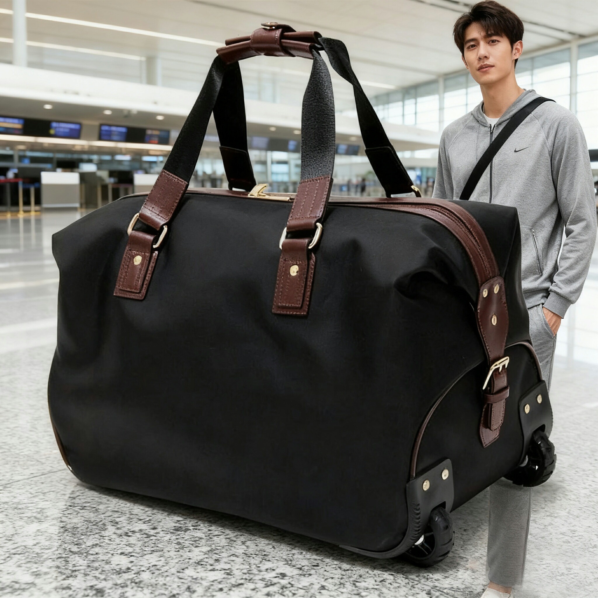 ソフトキャリーバッグ キャンバス 旅行バッグ ボストンバッグ 男女兼用 機内持ち込み 修学旅行 ビジネス出張バッグ 旅行かばん 旅行用 リュック 大容量 リュックサック レディース トラベル