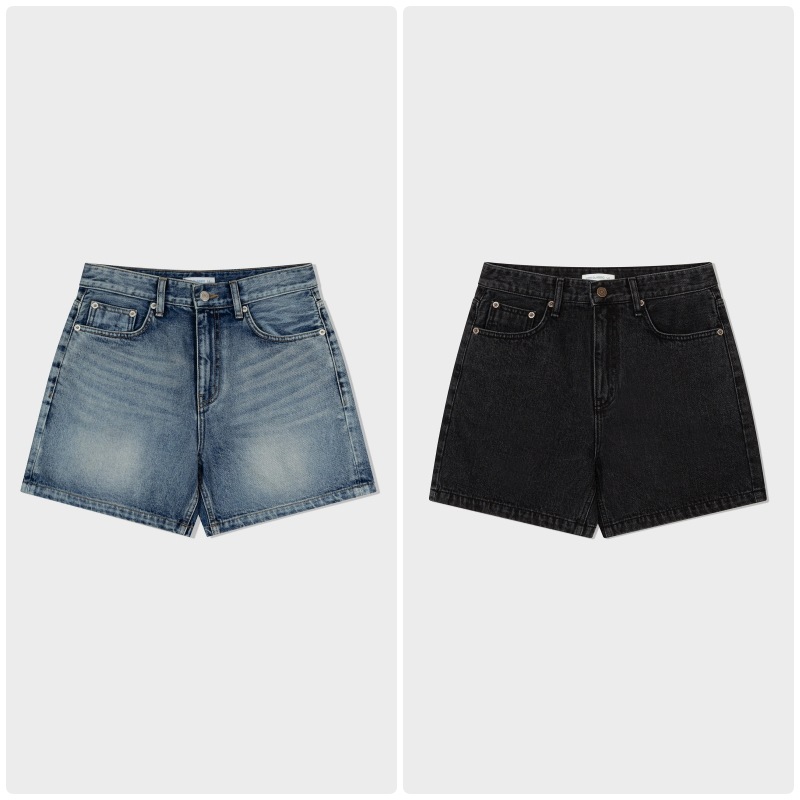 【LOW CLASSIC】 CLASSIC DENIM SHORTS : 2COLORS