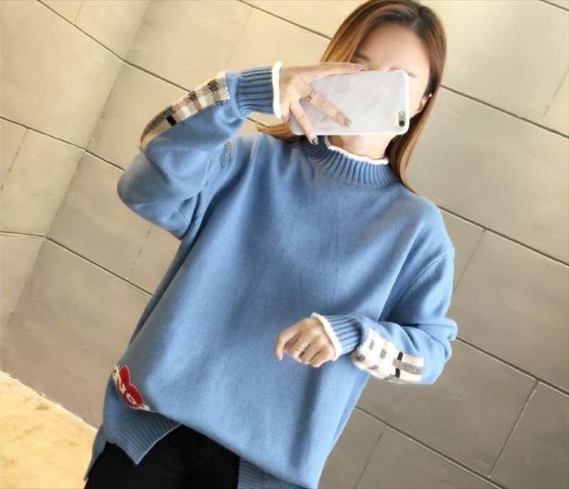 セーター 袖あり 長袖 ラウンドネック レギュラー プルオーバー きれいめ シンプル カジュアル 大人 おしゃれ お洒落 かっこいい 大人可愛い 大人女子 こなれ感 ラフ 主役級 存在感 抜け感 オー