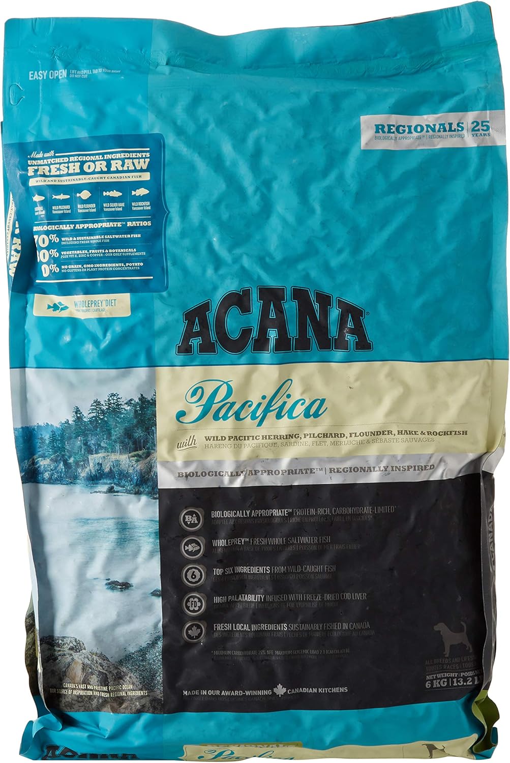 アカナ (ACANA) ドッグフード パシフィカドッグ [国内正規品] 6kg