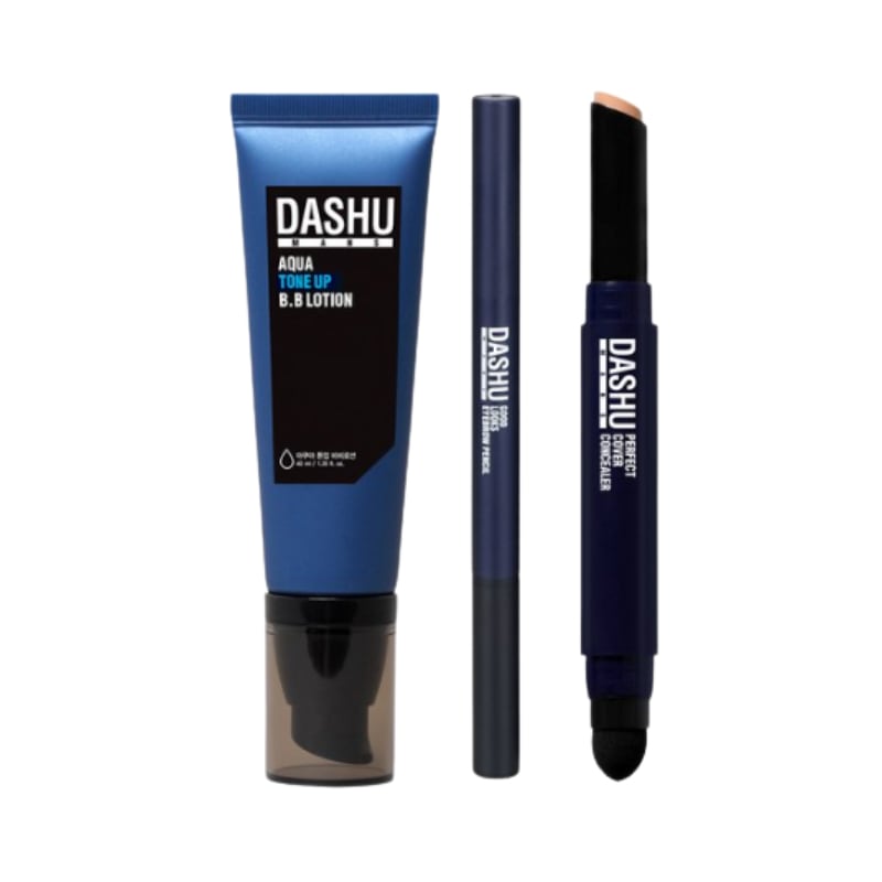ダッシュメンズメイク3点セットトーンアップビローションコンシーラーアイブロウペンシル/水分 トリートメント