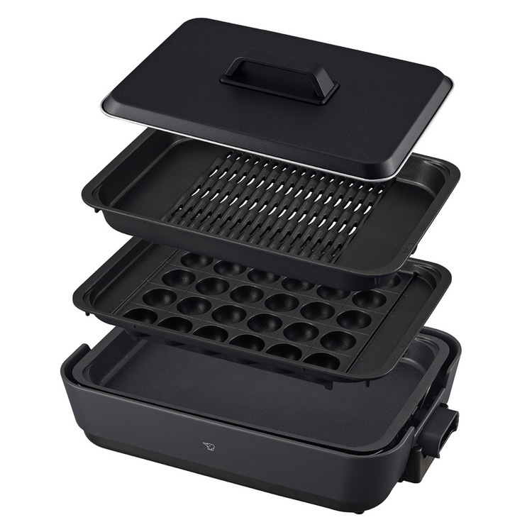 ホットプレート 焼肉 大型 ホットプレート チャコール EA-HA30-HZ (D) メガ割