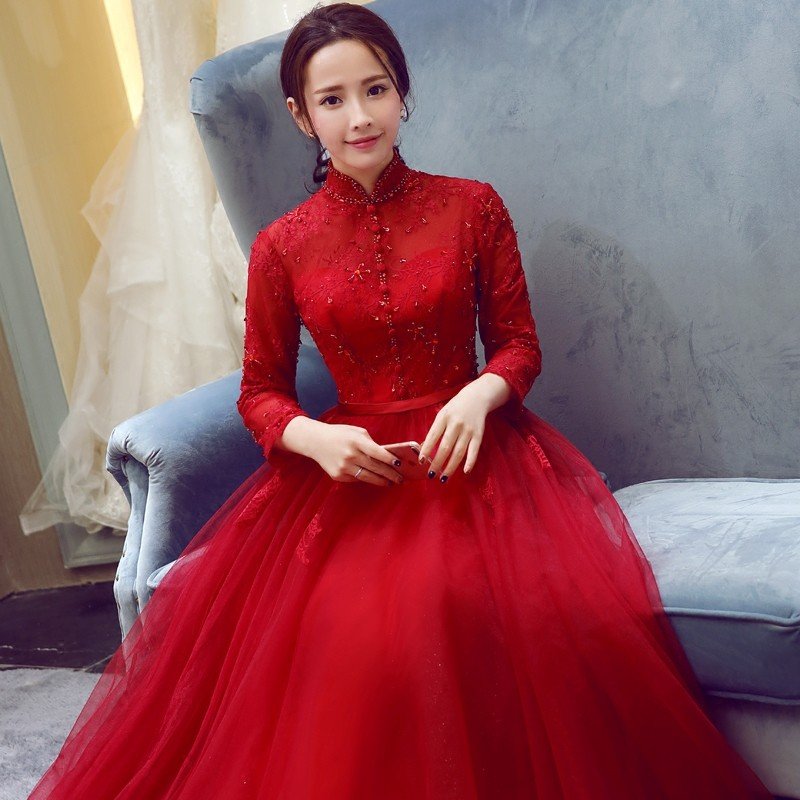 カラードレス 赤 ロング 演奏会 イブニングドレス 花嫁 パーティードレス 安い フォーマルドレス 結婚式 ブライズメイドドレス 二次会 コンサート