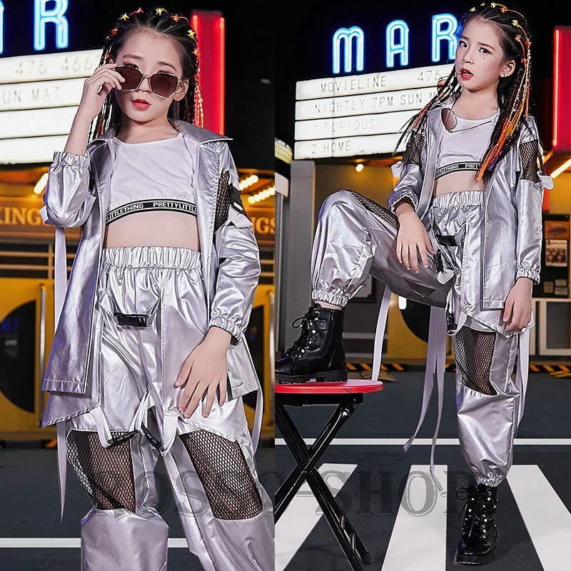 キッズ ダンス衣装 ヒップホップ HIPHOP 女の子 男の子 セットアップ トップス パンツ スパンコール へそ出し 韓国 派手