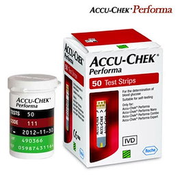 Accu Chek Performa糖尿病テストストリップ50箱入り