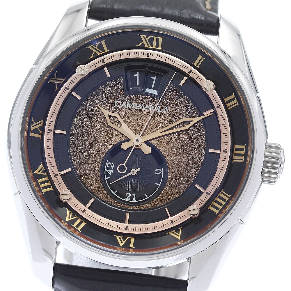 シチズン CITIZEN NZ0000-07P カンパノラ 誕生15周年記念モデル 聚楽(じゅらく) 自動巻き メンズ 良品 箱・保証書付き_889678【中古】