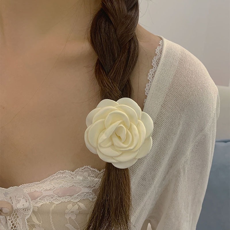 少女ヘアピン 白い花 可愛い ヘアケア クリップ ヘアアクセサリー プリンセス ロリータ 学生 Trademarkem Com