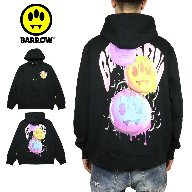 バロー プルオーバーパーカー BARROW フーディー メンズ レディース ブランド 大きいサイズ ストリート おしゃれ 038