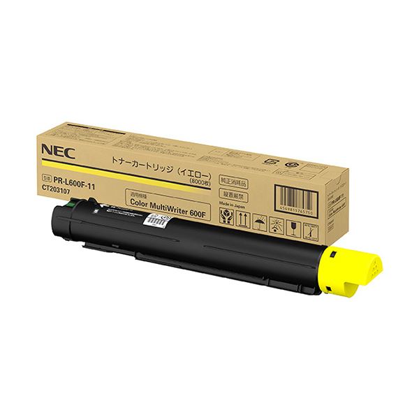 NEC トナーカートリッジ イエローPR-L600F-11 1個 21,288円