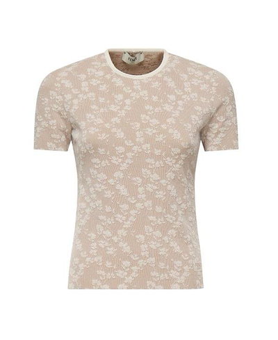 ジャカードビスコースTシャツ 152529707 [U]