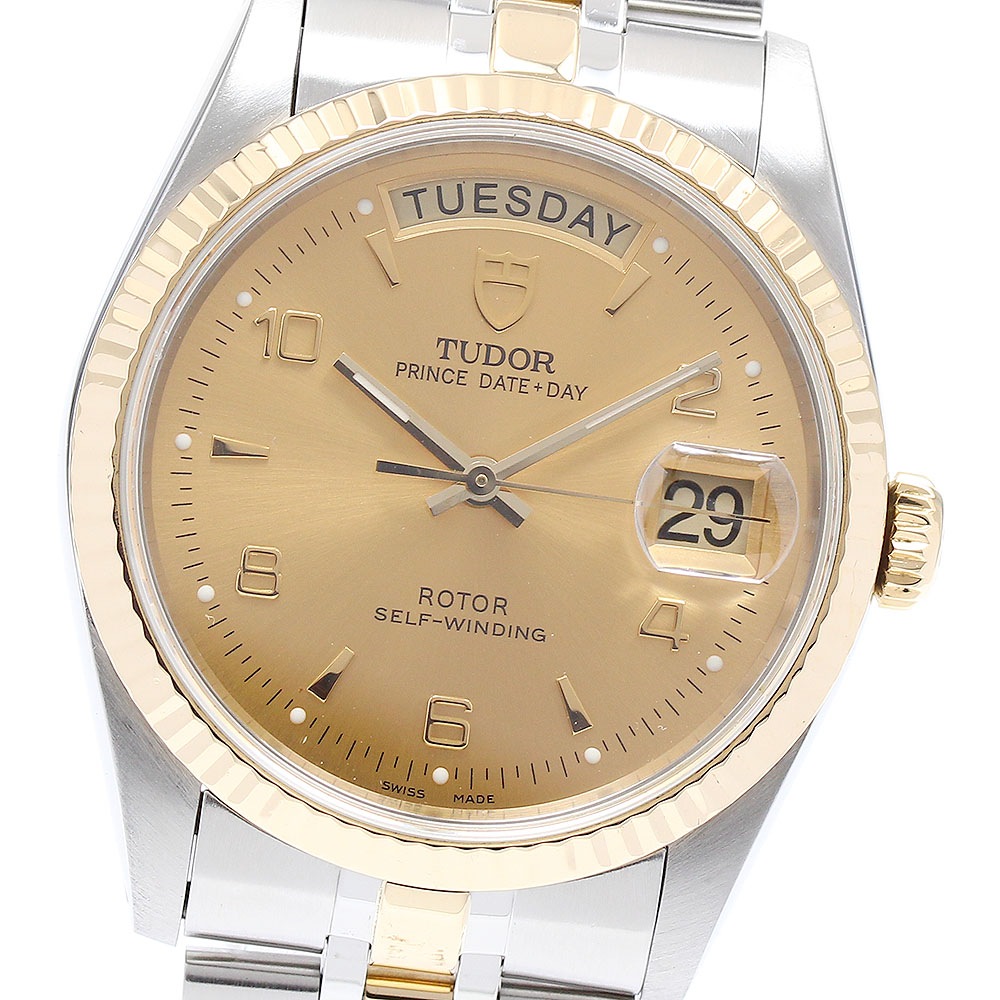 チュードル TUDOR 76213 プリンス デイトデイ 自動巻き メンズ 良品 _895475【中古】