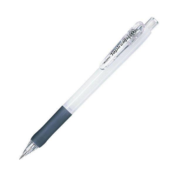 (まとめ) ゼブラ タプリクリップシャープ SHARP 0.5mm (軸色 白) MN5-W 1本 (×100セット)