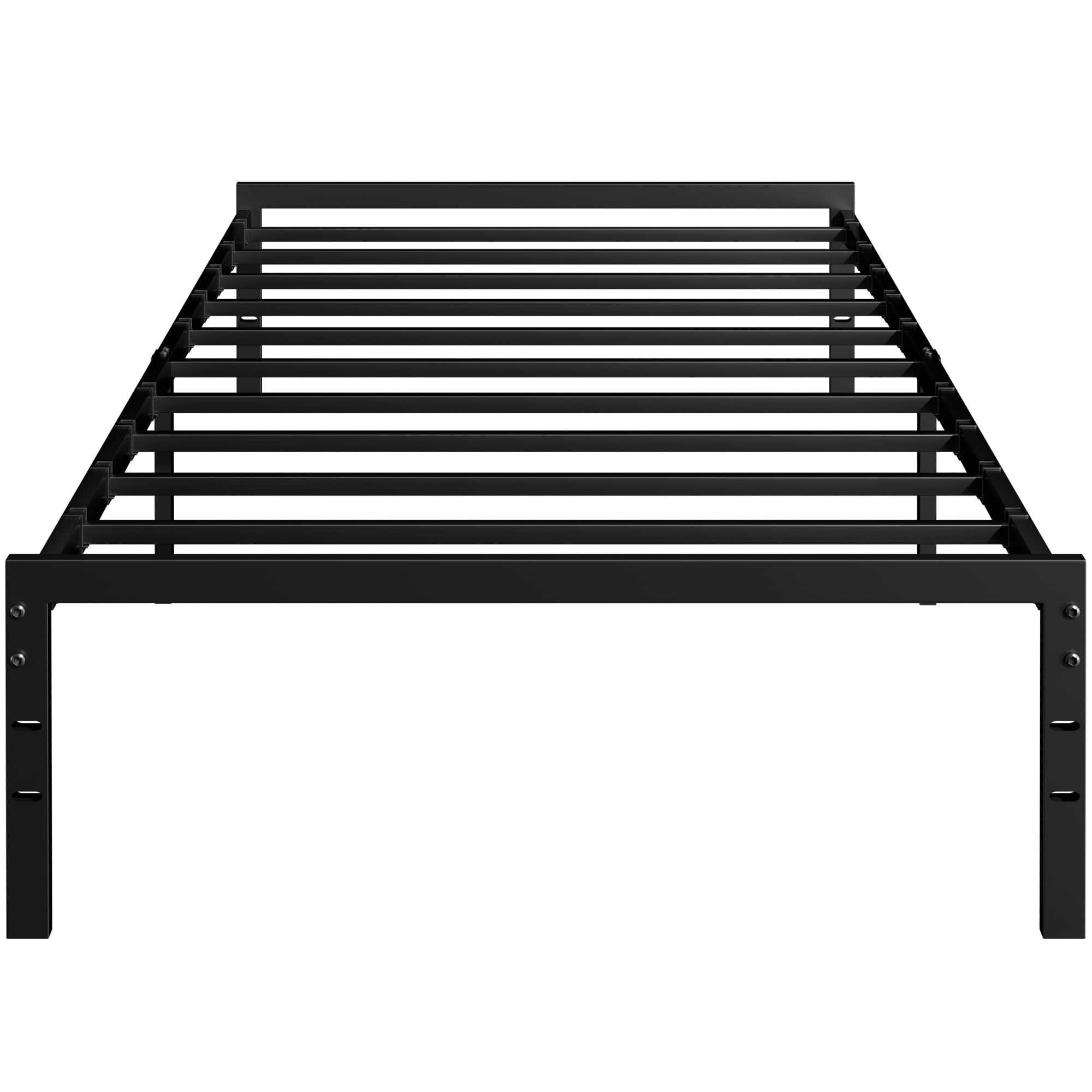 ベッドフレーム シングル 耐荷重350kg メタル ベッドフレーム 静音 ベッド下収納 耐久性 通気性 パイプベッド 頑丈な 組み立て簡単 防錆 ノイズフリー ブラック