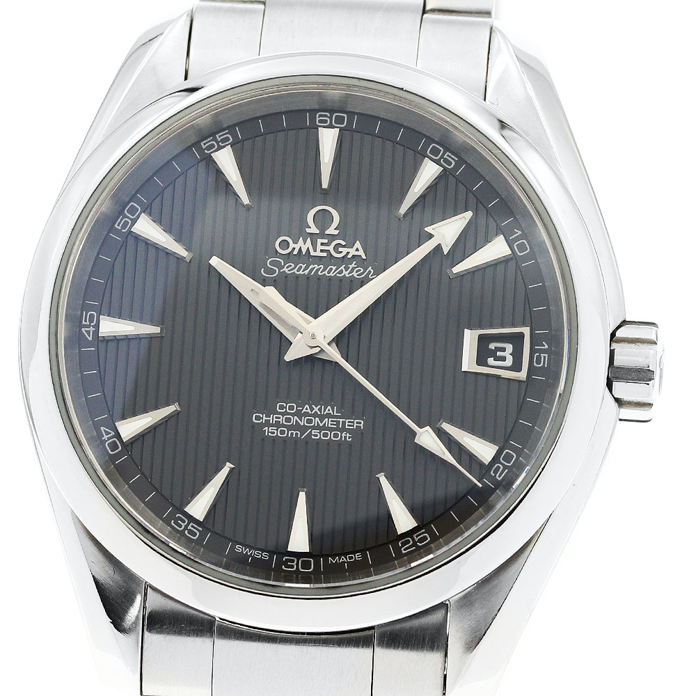 オメガ OMEGA 231.10.39.21.06.001 シーマスター アクアテラ デイト 自動巻き メンズ 良品 _886678【中古】