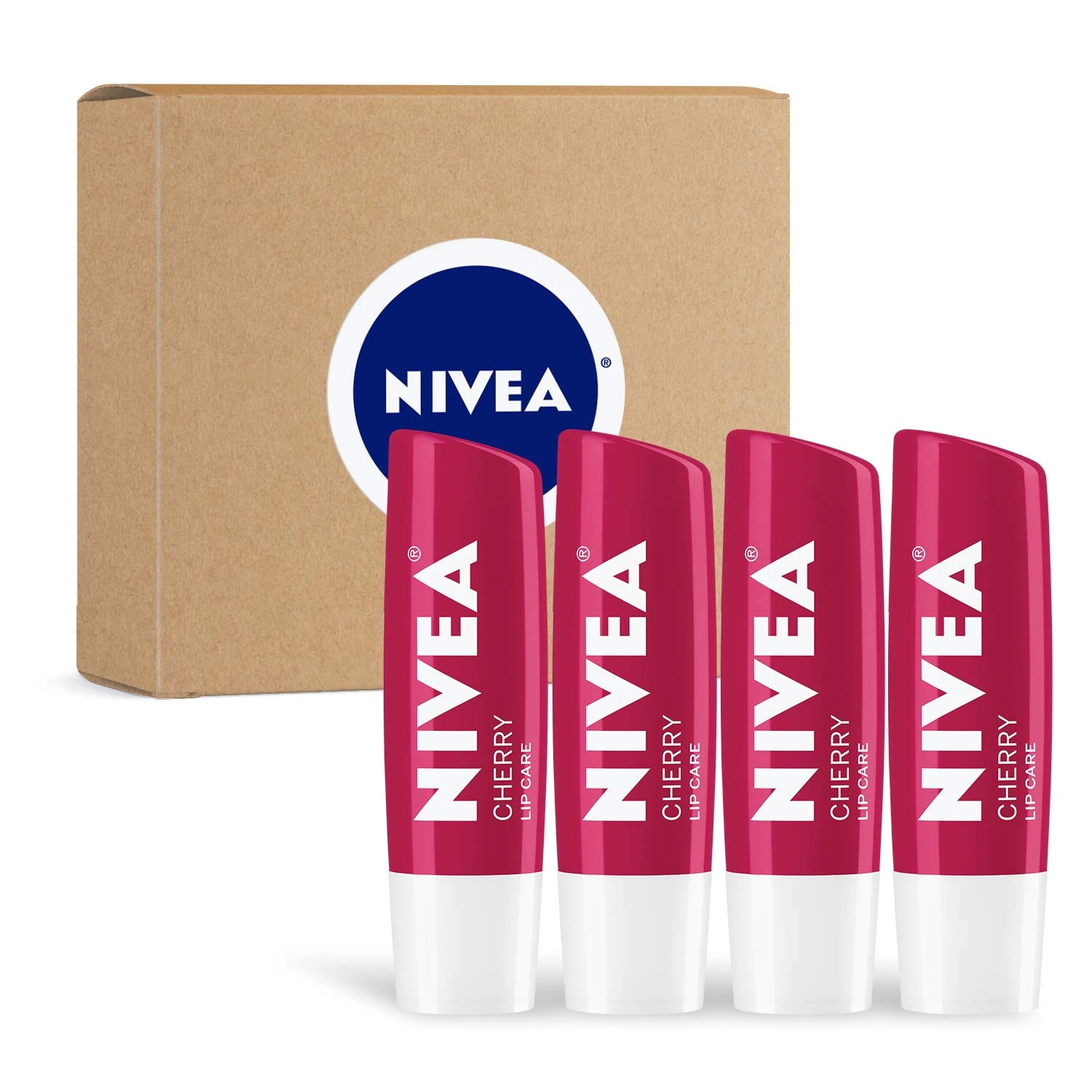 [アメリカ無料直送] [プレミアム商品][満足度上位]NIVEAチェリーリップケア - 美しくなめら