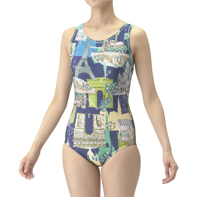 フイツトネスワンピ-ス(Uバツク サ スイエイミズギW フィット (as4fwf21w-nvgr) 10,395円