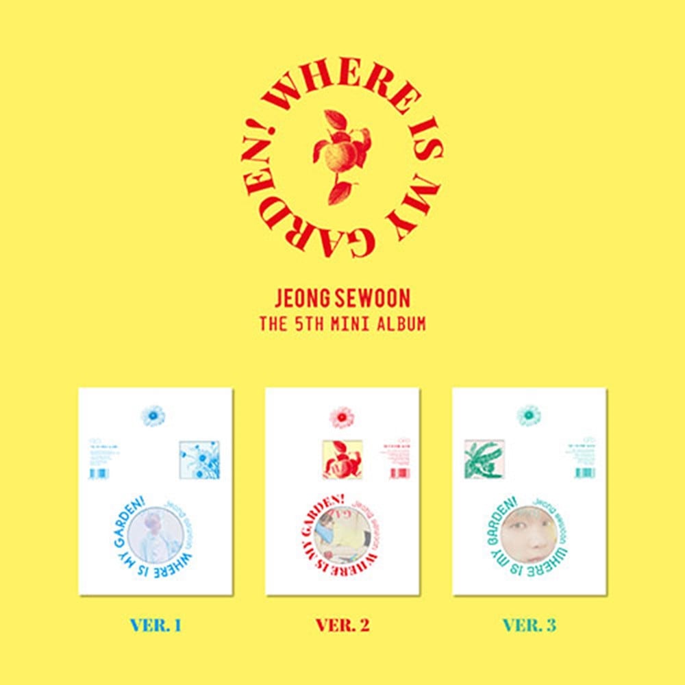 [未開封新品] （3種セット）チョンセウン5集ミニWhere is my Garden