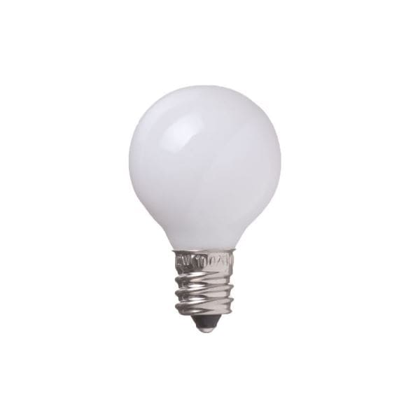 (まとめ)YAZAWA ベビーボール球 G30 E12 5W ホワイト G301205W(×20セット)