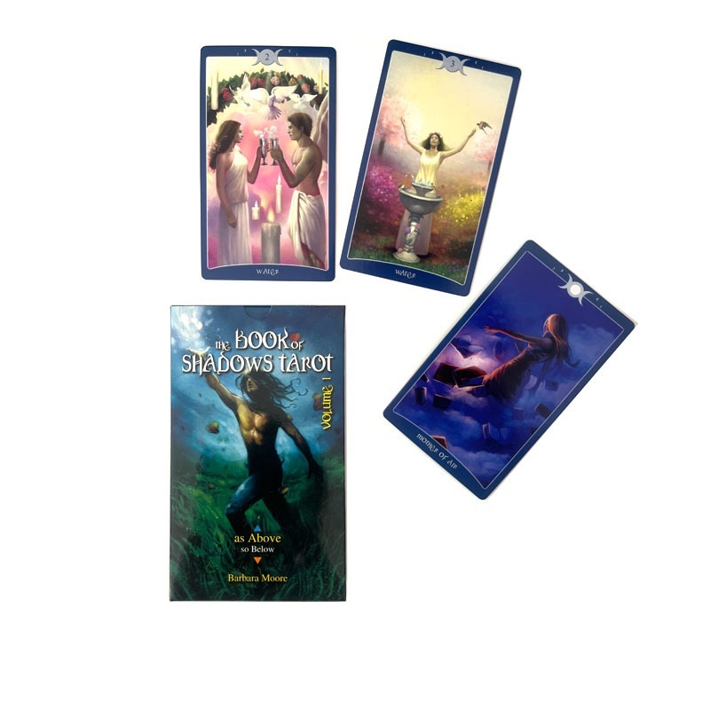 【1点ご購入 で10点プレゼントいたします】12 X 7 Book of Shadows Tarot影の巻物1タロットカード英語テーブルゲームカードカード