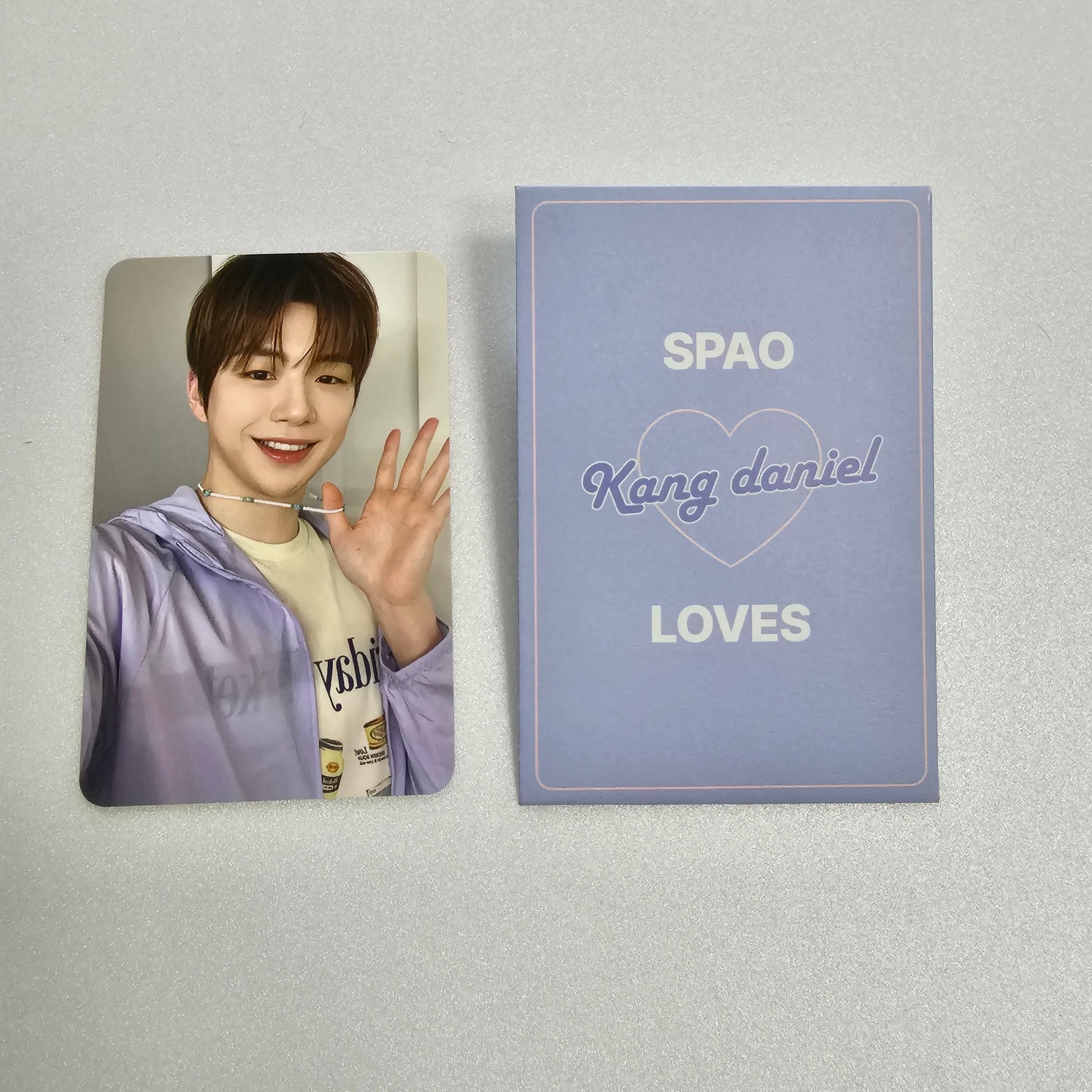 [ 公式 ] KANG DANIEL x SPAO LOVES Promotional 23 SS PHOTOCARD [TYPE A]