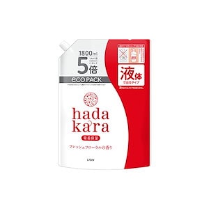 hadakara(ハダカラ)ボディーソープ液体タイプ詰替 フレッシュフローラル大容量1800ml