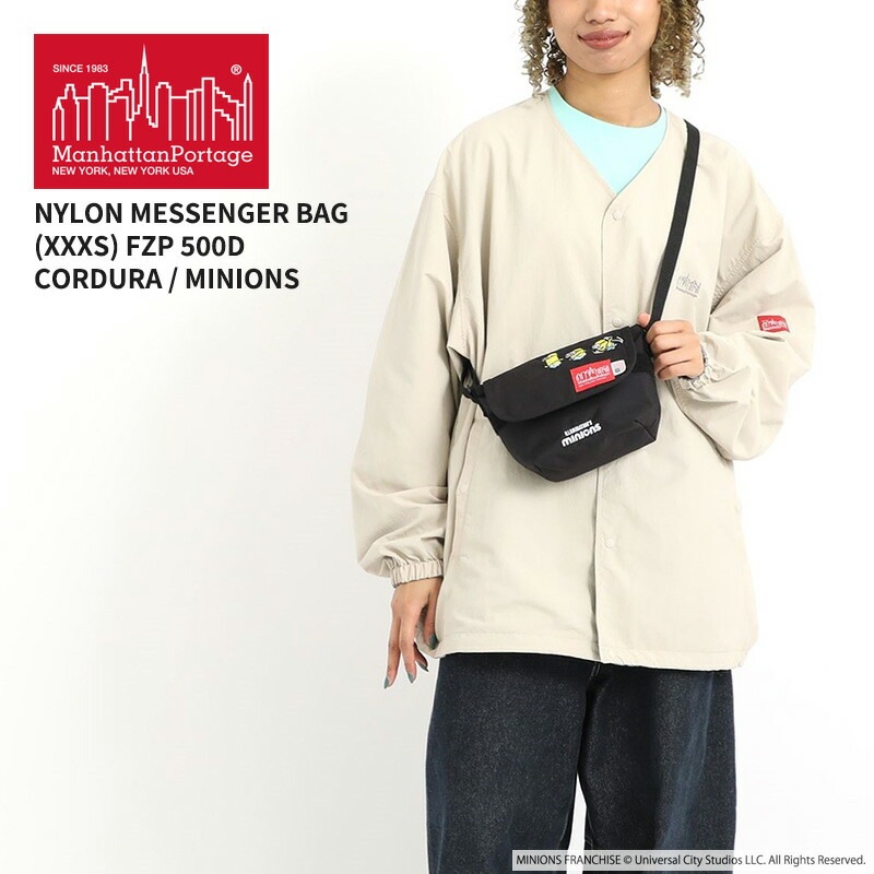 マンハッタンポーテージ ミニオンズ キッズ ショルダーバッグ Manhattan Portage メッセンジャーバッグ MP1602FZPMNOS