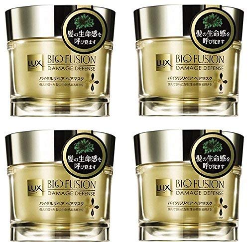 全国一律送料無料 ラックス バイオフュージョン ダメージディフェンス バイタルリペア ヘアマスク 180gx4個セット