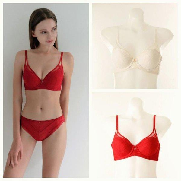 【正規品】女性用ブラ Aカップ LOVE ストラッピーブラ_A VBR1815A_A