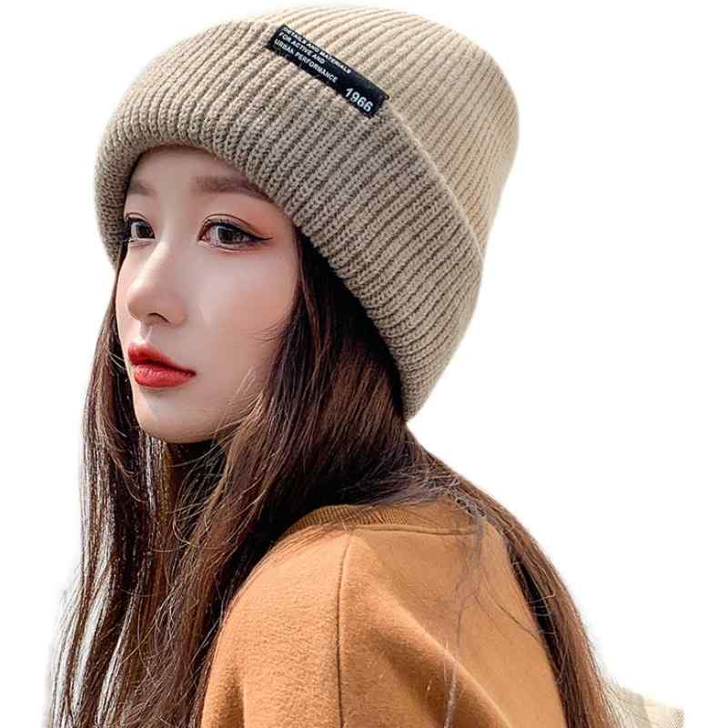 ニット帽 レディース 秋冬 ビーニー 帽子 厚手 ウール アクリル 暖かい 防寒 防風 伸縮性 リブ編み 柔らかい 小顔効果 耳 保護 ワッチ 無地 おしゃれ カジュアル シンプル 普段使い スキー