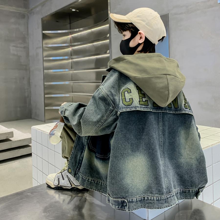 ジャケット 子供 コート キッズ 長袖 男の子 子供服 ボア アウトドア ゆたり ジャンパー オシャレ 厚手 防寒 冬 通学 通園 ブルー