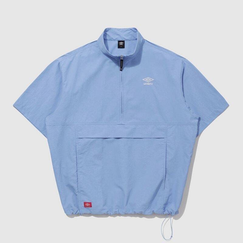 UMBRO 클래식 반팔 스탠넥 아노락 스카이 블루(UQ223CWT42) UQ223CWT42_IBL0 195457 1788038 UQ223CWT42_IBL0