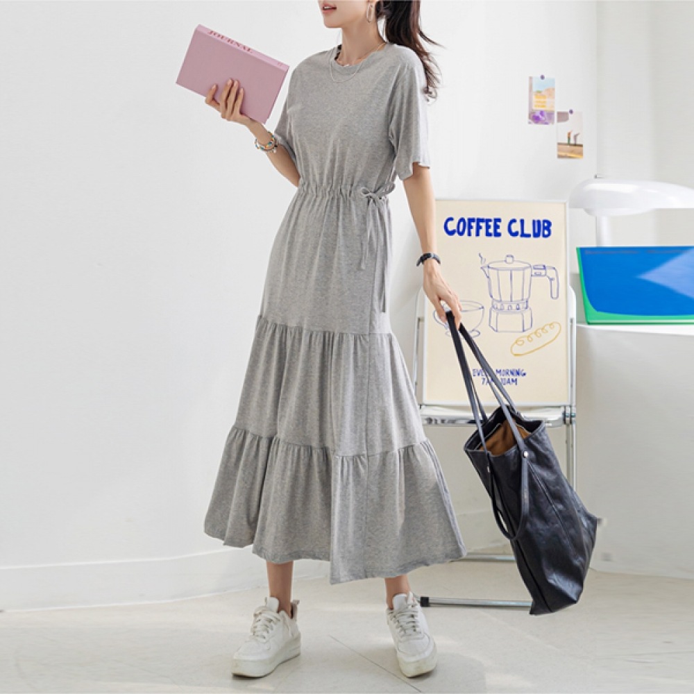 [NAK21] ロマンティックフレアラインカンカンロングワンピースDM52-O-01