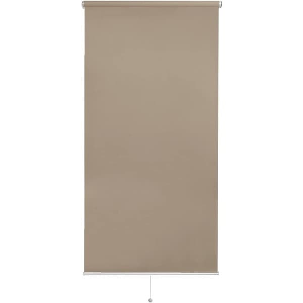 ホームテイスト SH-16-H90 壁空け不要!つっぱりロールスクリーン 幅90cm(採光タイプ) BR ブラウン メーカー直送
