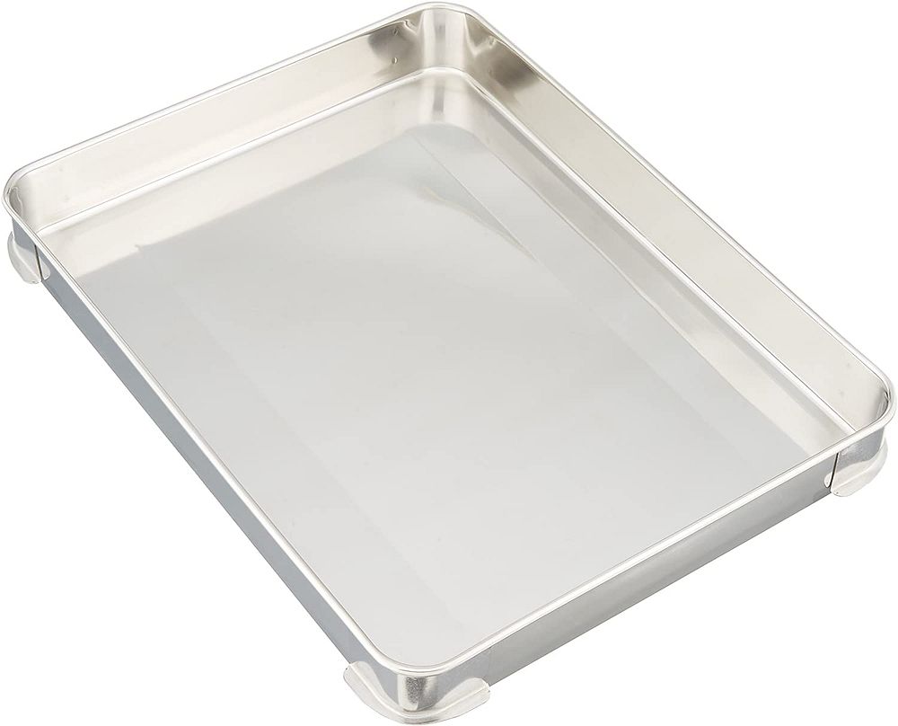 （まとめ買い）大屋金属 18-8餃子バット 身のみ（蓋別売） 小 50 [x3]