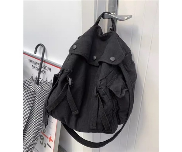 バッグ カバン レディース ショルダー 斜めがけ 肩がけ 大容量 折り畳み可能 スクエア 四角 ファスナー ソフト キャンバス かわいい 大人可愛い シンプル カジュアル お洒落 かっこいい レトロ