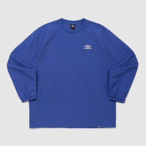 長袖Tシャツ JQS UQ111CWT25-BLU アーチレタリングピステ BLUE