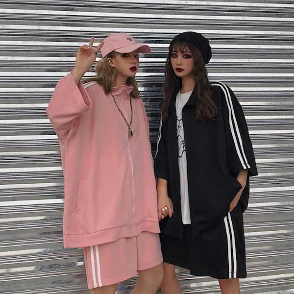 Qoo10] ジャージメンズ七分袖男女兼用ランニング春